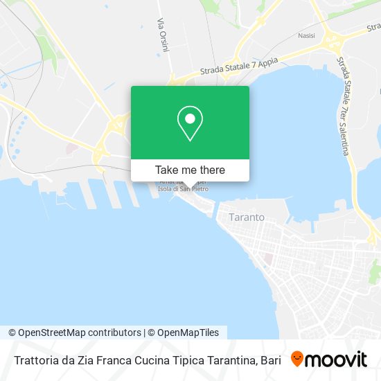 Trattoria da Zia Franca Cucina Tipica Tarantina map