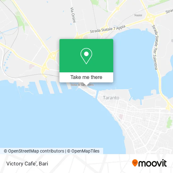 Victory Cafe map