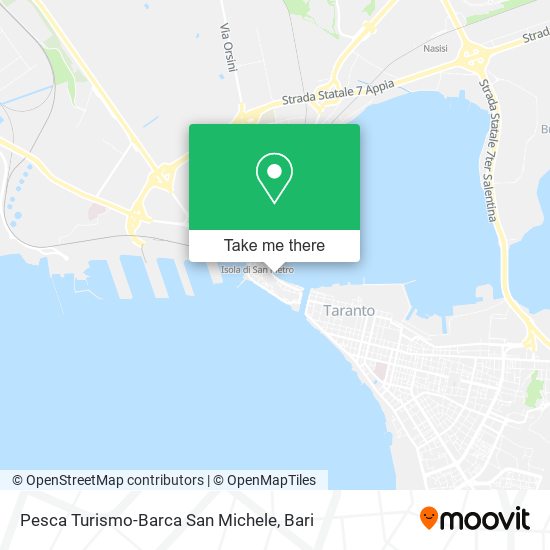 Pesca Turismo-Barca San Michele map