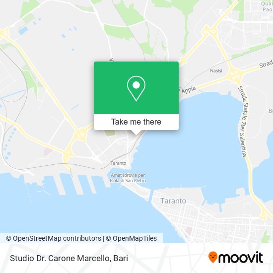 Studio Dr. Carone Marcello map