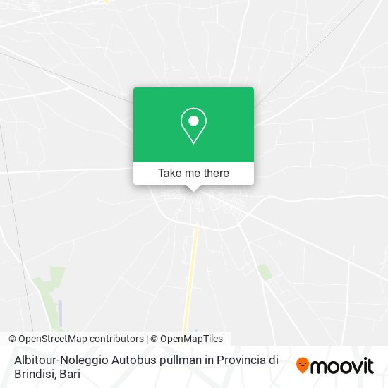 Albitour-Noleggio Autobus pullman in Provincia di Brindisi map