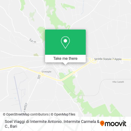 Soel Viaggi di Intermite Antonio. Intermite Carmela & C. map