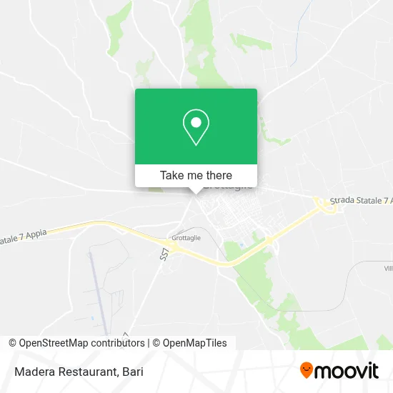 Madera Restaurant map