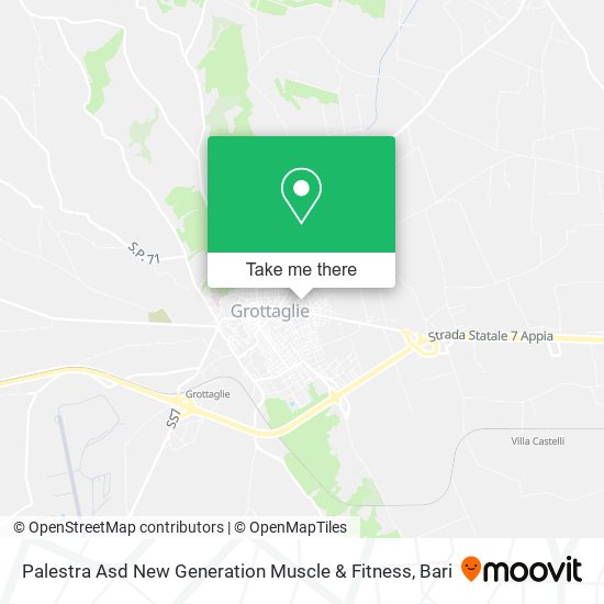 Palestra Asd New Generation Muscle & Fitness map