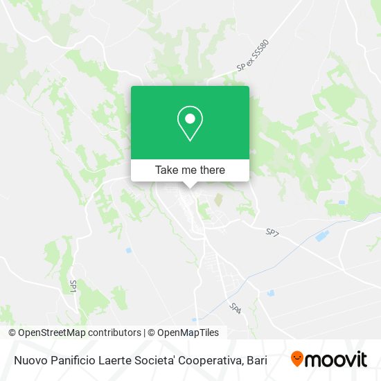 Nuovo Panificio Laerte Societa' Cooperativa map