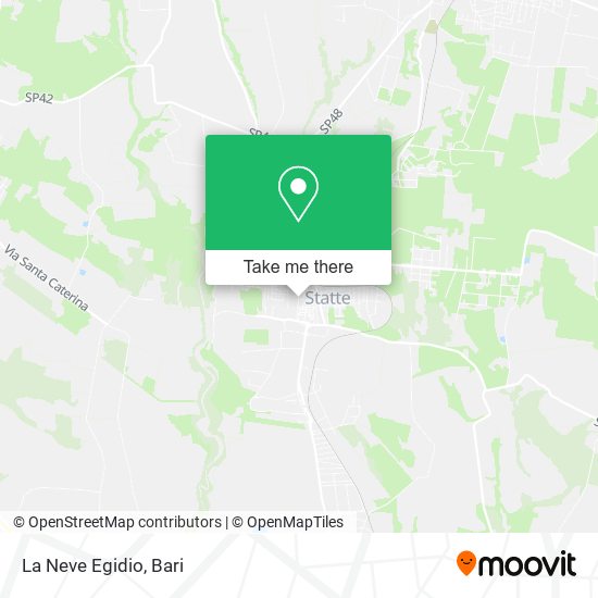 La Neve Egidio map