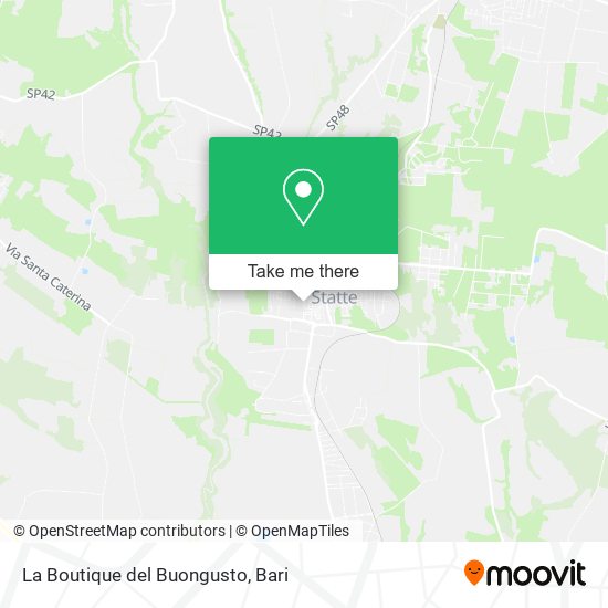 La Boutique del Buongusto map