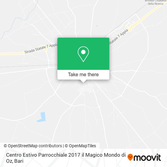 Centro Estivo Parrocchiale 2017 il Magico Mondo di Oz map