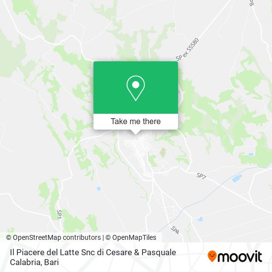 Il Piacere del Latte Snc di Cesare & Pasquale Calabria map