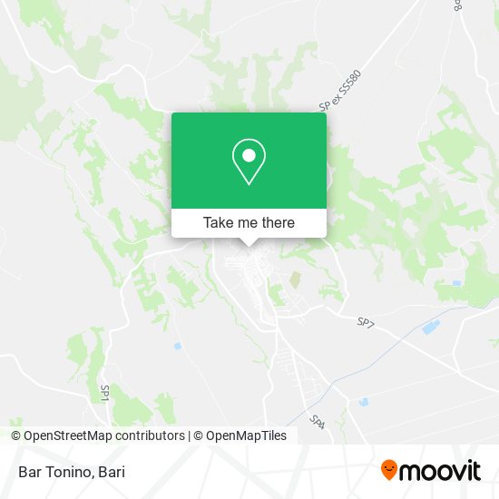 Bar Tonino map