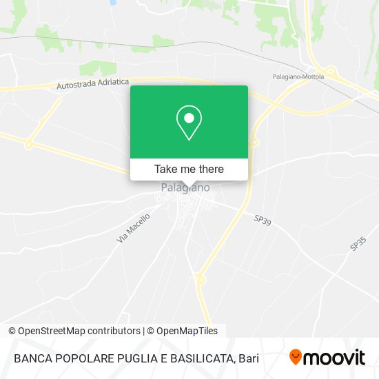 BANCA POPOLARE PUGLIA E BASILICATA map