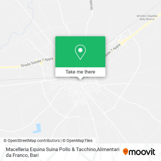 Macelleria Equina Suina Pollo & Tacchino,Alimentari da Franco map