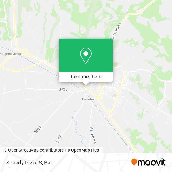 Speedy Pizza S map