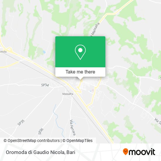 Oromoda di Gaudio Nicola map
