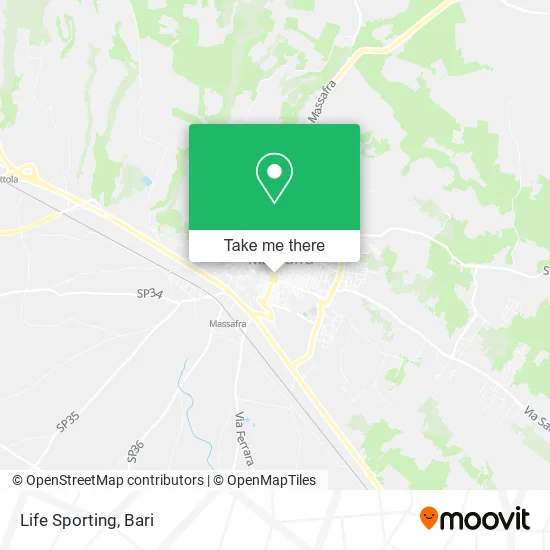 Life Sporting map