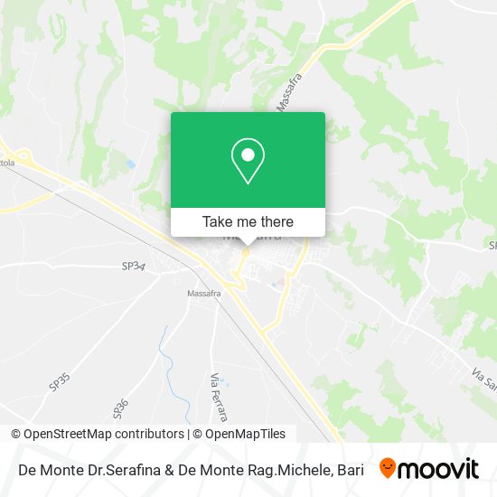 De Monte Dr.Serafina & De Monte Rag.Michele map