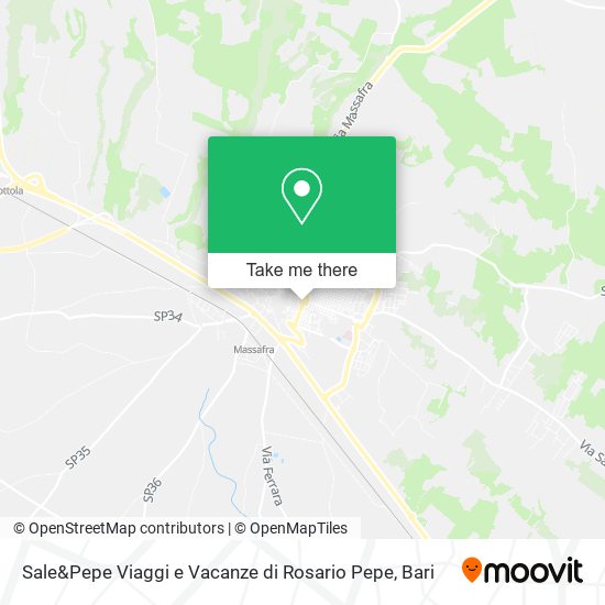 Sale&Pepe Viaggi e Vacanze di Rosario Pepe map