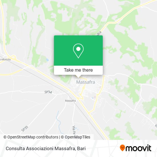 Consulta Associazioni Massafra map