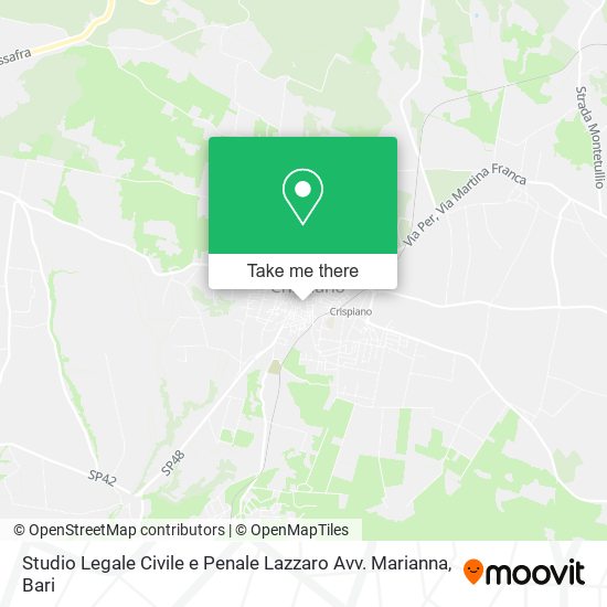 Studio Legale Civile e Penale Lazzaro Avv. Marianna map