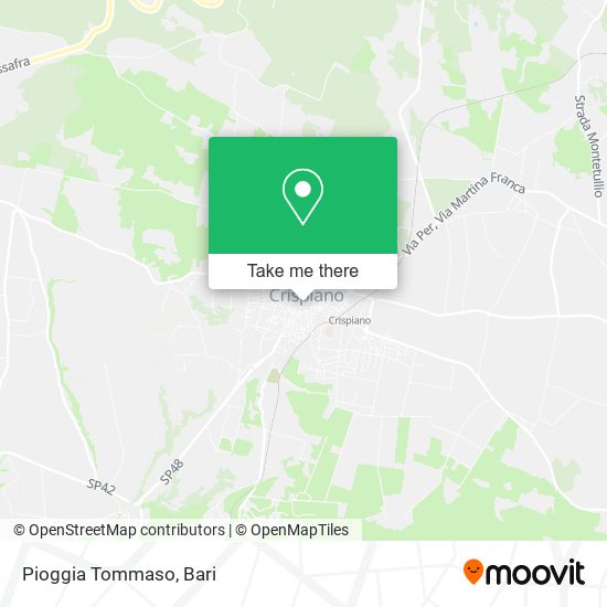 Pioggia Tommaso map