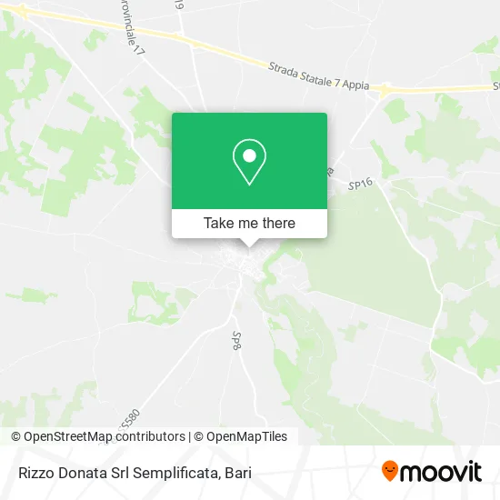 Rizzo Donata Srl Semplificata map