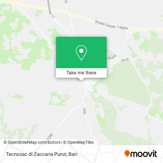 Tecnozac di Zaccaria Punzi map