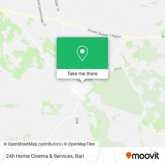 24h Home Cinema & Services map