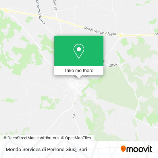 Mondo Services di Perrone Giusj map