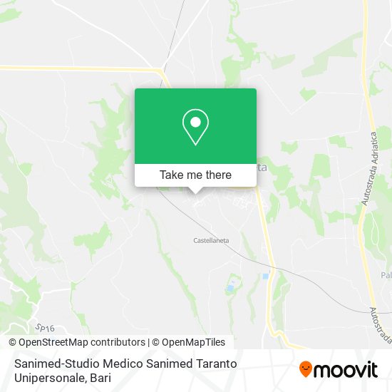 Sanimed-Studio Medico Sanimed Taranto Unipersonale map