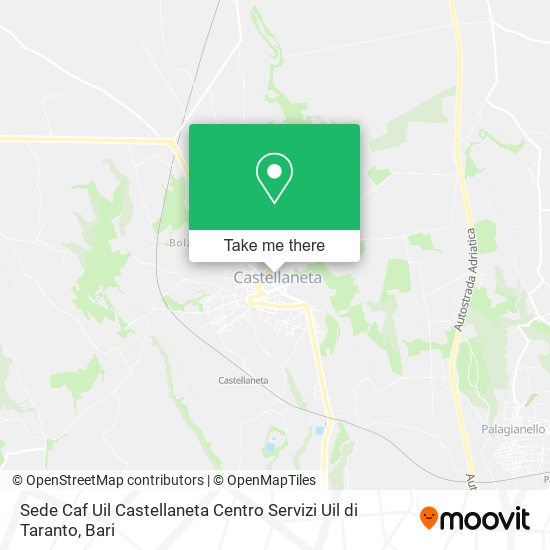 Sede Caf Uil Castellaneta Centro Servizi Uil di Taranto map