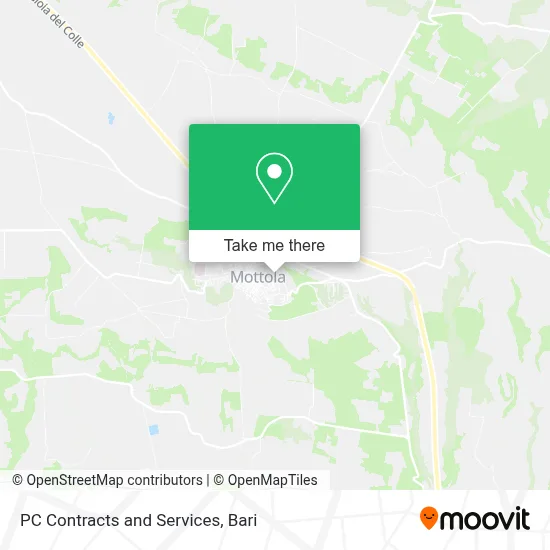 PC Contracts and Services map