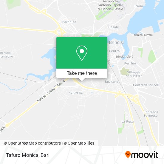 Tafuro Monica map