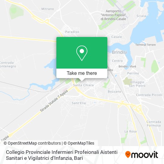Collegio Provinciale Infermieri Profeionali Aistenti Sanitari e Vigilatrici d'Infanzia map
