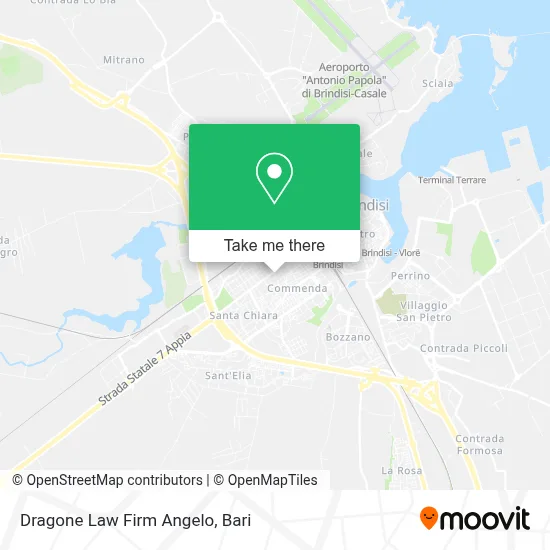 Dragone Law Firm Angelo map