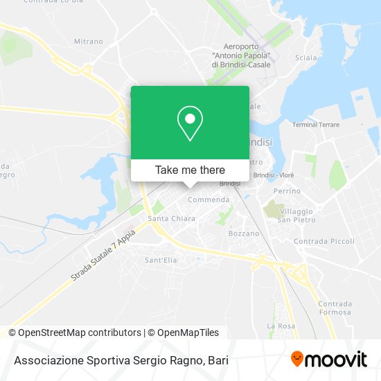 Associazione Sportiva Sergio Ragno map