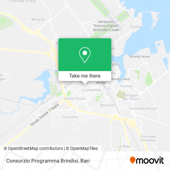 Consorzio Programma Brindisi map