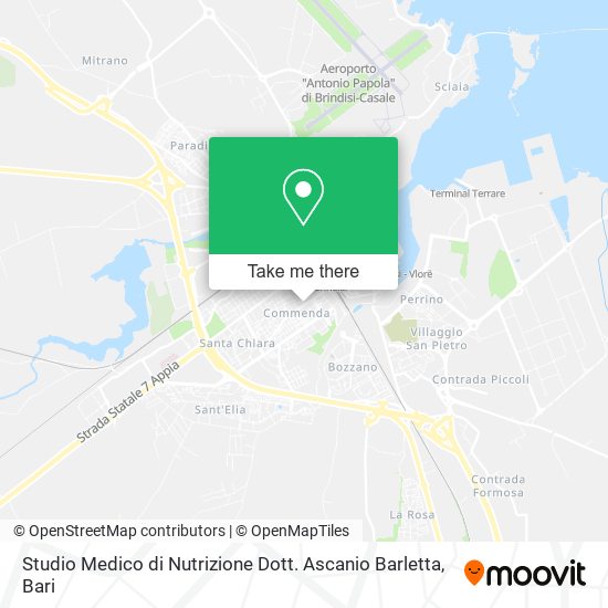 Studio Medico di Nutrizione Dott. Ascanio Barletta map