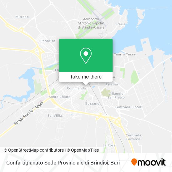Confartigianato Sede Provinciale di Brindisi map