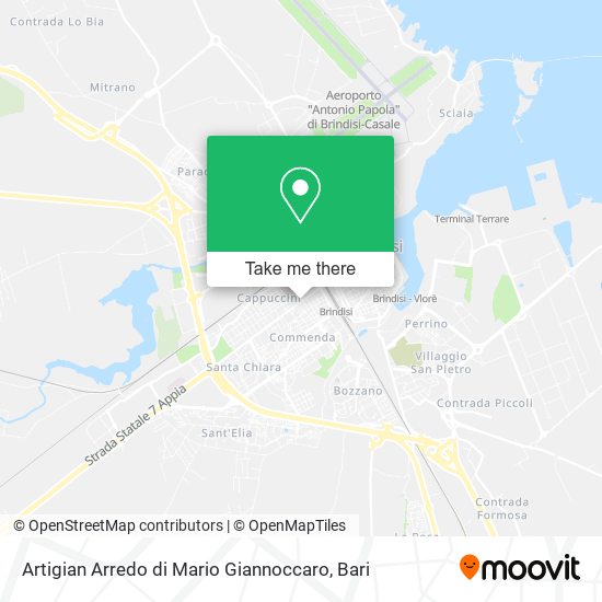 Artigian Arredo di Mario Giannoccaro map