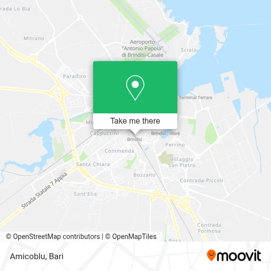 Amicoblu map