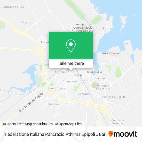 Federazione Italiana Pancrazio Athlima Epipoli . map