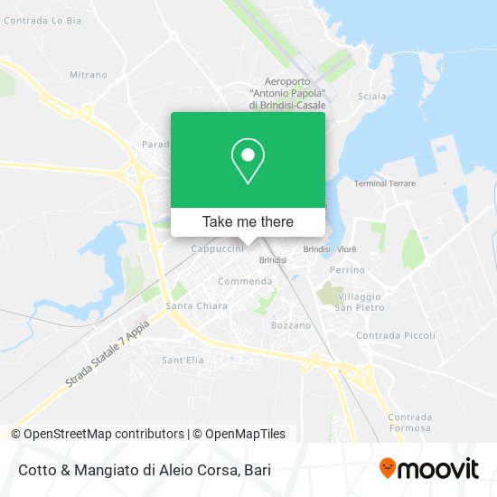 Cotto & Mangiato di Aleio Corsa map