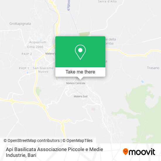 Api Basilicata Associazione Piccole e Medie Industrie map