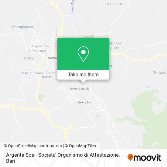 Argenta Soa. -Societa' Organismo di Attestazione map