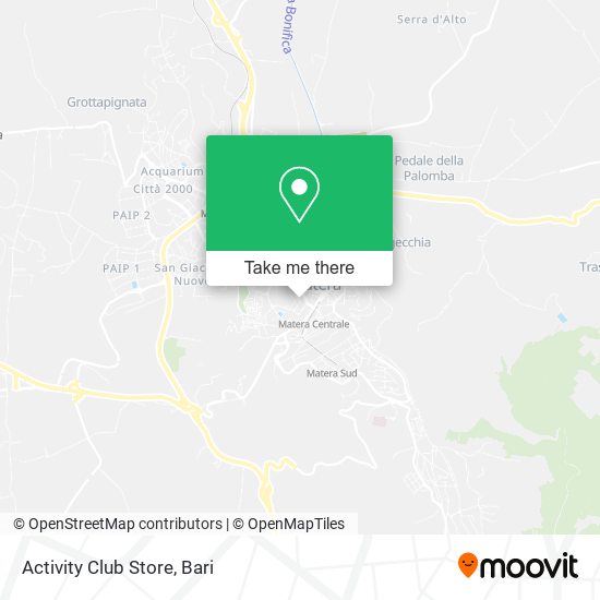 Activity Club Store map