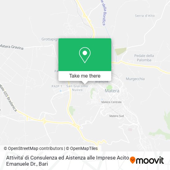 Attivita' di Consulenza ed Aistenza alle Imprese Acito Emanuele Dr. map