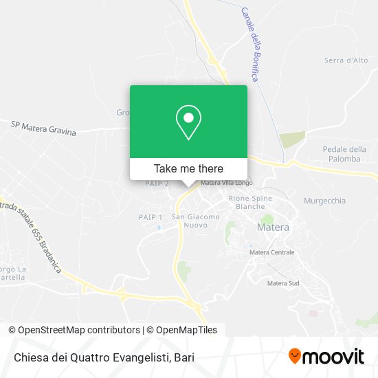 Chiesa dei Quattro Evangelisti map