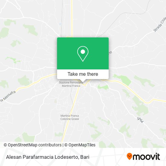 Alesan Parafarmacia Lodeserto map