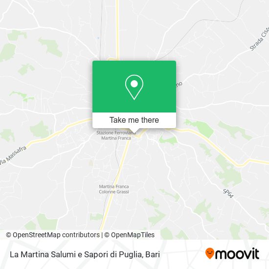 La Martina Salumi e Sapori di Puglia map