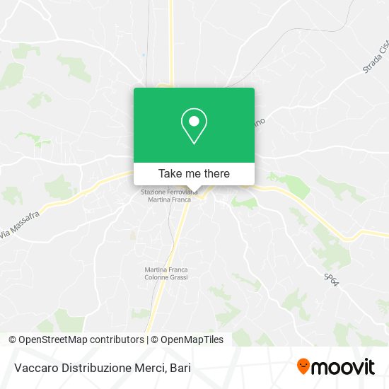 Vaccaro Distribuzione Merci map